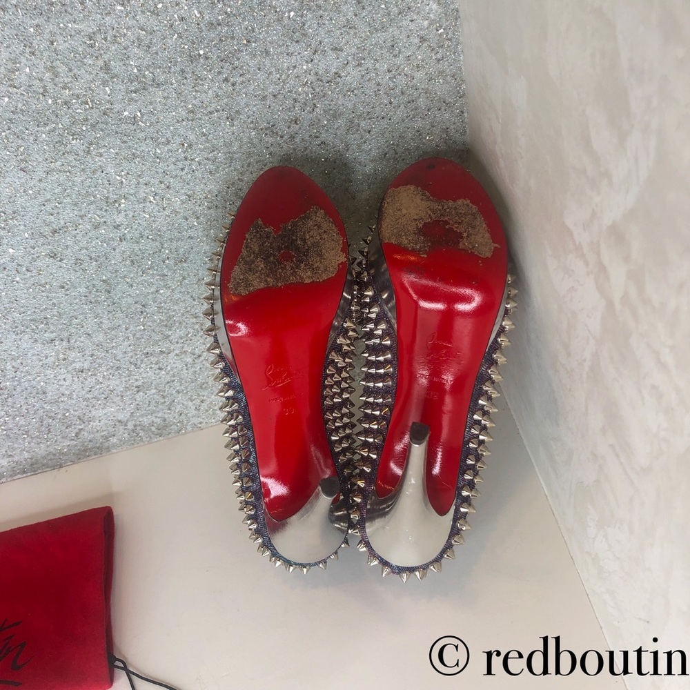 🔴SOLD🔴 Lady Peep Spikes 150 Lame metallic - Picture 8 of 8
